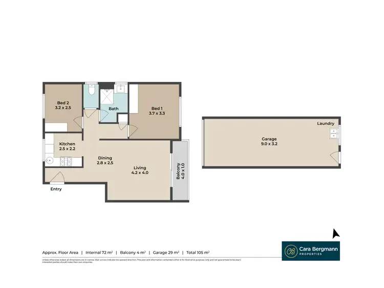 Floorplan of Homely unit listing, 8/33 The Esplanade, Ashgrove QLD 4060