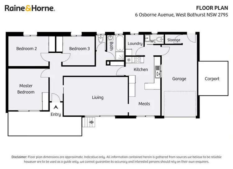 Floorplan of Homely house listing, 6 Osborne Avenue, West Bathurst NSW 2795