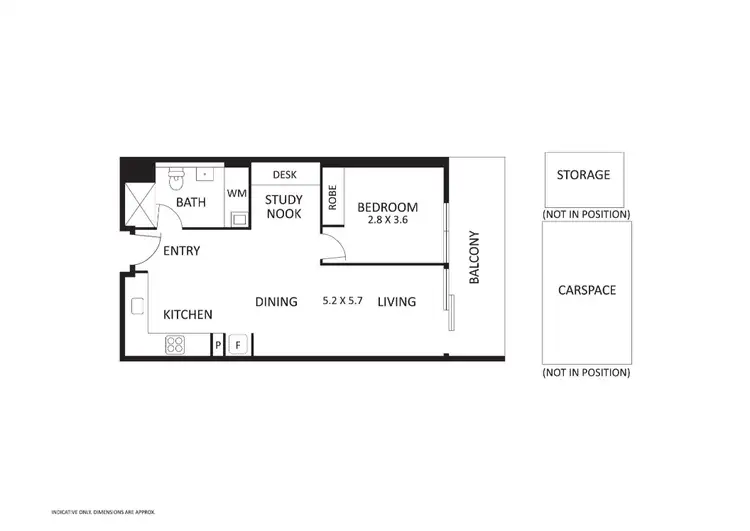 Floorplan of Homely apartment listing, 311/132 Smith Street, Collingwood VIC 3066