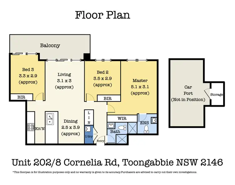 Floorplan of Homely house listing, 202/8 Cornelia rd, Toongabbie NSW 2146