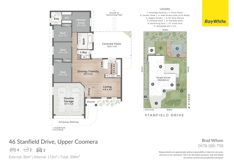 Floorplan of Homely house listing, 46 Stanfield Drive, Upper Coomera QLD 4209