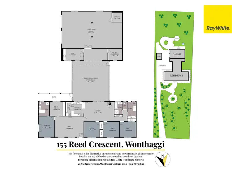 Floorplan of Homely house listing, 155 Reed Crescent, Wonthaggi VIC 3995