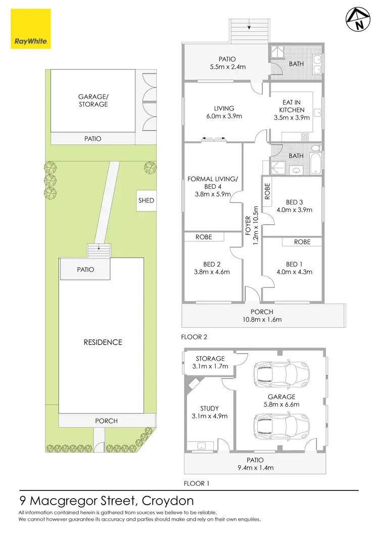 Floorplan of Homely house listing, 9 Macgregor Street, Croydon NSW 2132