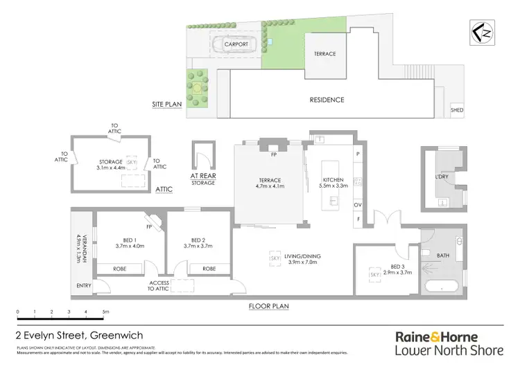 Floorplan of Homely house listing, 2 Evelyn Street, Greenwich NSW 2065