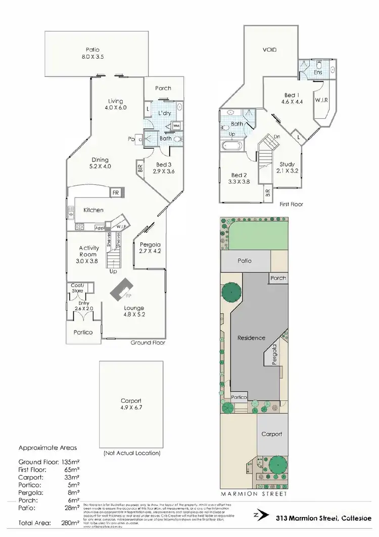 Floorplan of Homely house listing, 313 Marmion Street, Cottesloe WA 6011