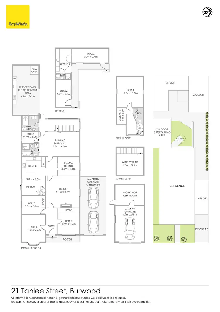Floorplan of Homely house listing, 21 Tahlee Street, Burwood NSW 2134
