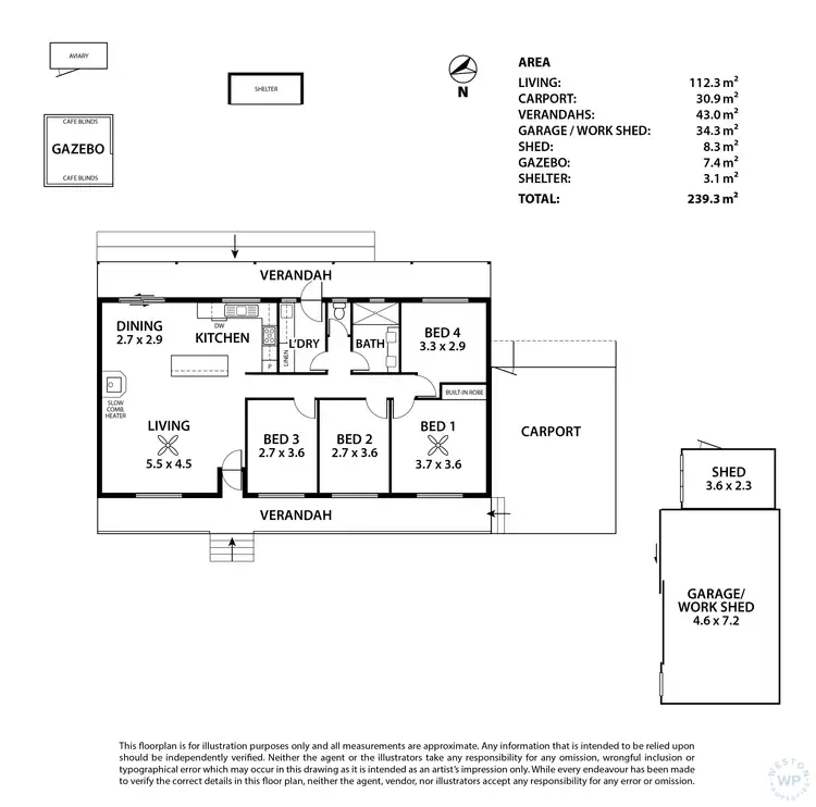 Floorplan of Homely house listing, 1 Wood Street, Lobethal SA 5241