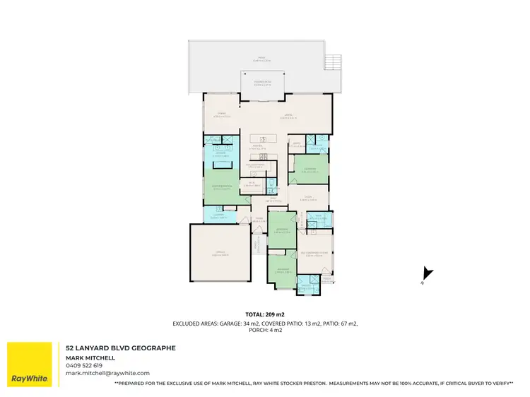 Floorplan of Homely house listing, 52 Lanyard Boulevard, Geographe WA 6280