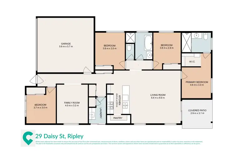 Floorplan of Homely house listing, 29 Daisy St, Ripley QLD 4306