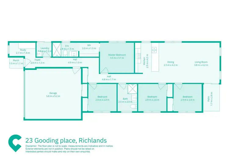 Floorplan of Homely house listing, 23 Gooding Place, Richlands QLD 4077