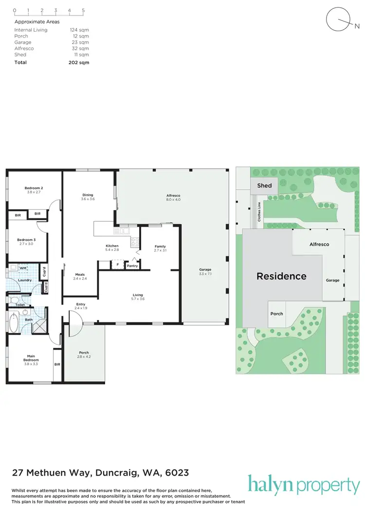 Floorplan of Homely house listing, 27 Methuen Way, Duncraig WA 6023