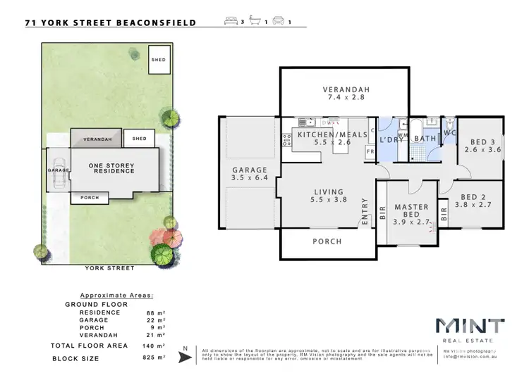 Floorplan of Homely house listing, 71 York Street, Beaconsfield WA 6162