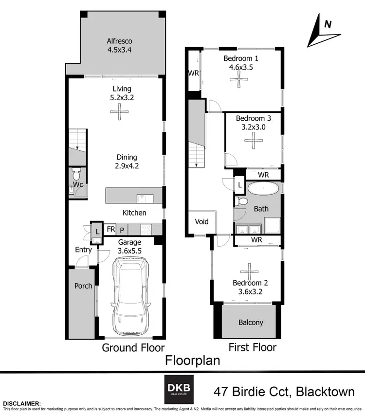 Floorplan of Homely house listing, 47 Birdie Circuit, Blacktown NSW 2148