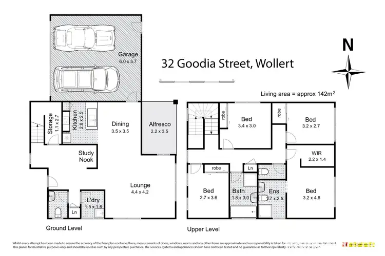 Floorplan of Homely house listing, 32 Goodia Street, Wollert VIC 3750