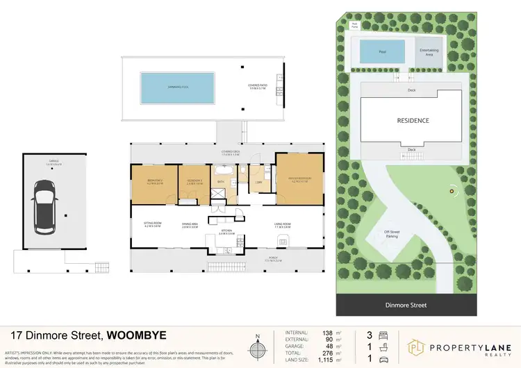 Floorplan of Homely house listing, 17 Dinmore Street, Woombye QLD 4559