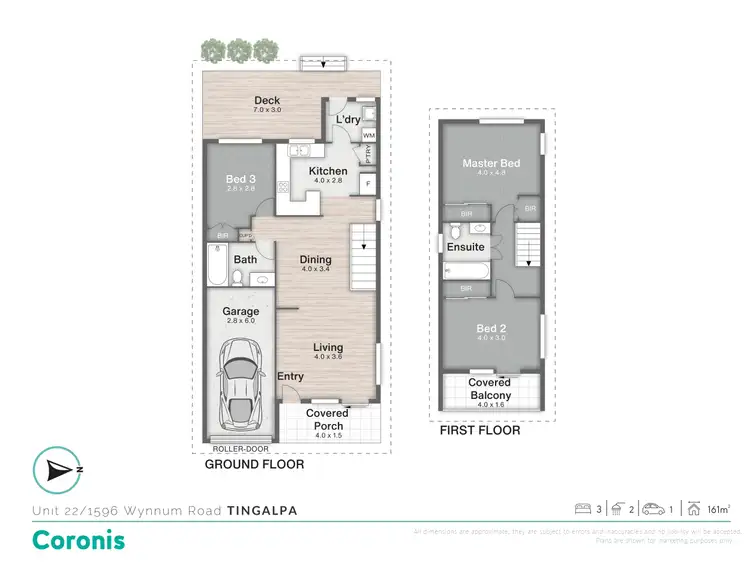 Floorplan of Homely townhouse listing, 22/1596 Wynnum Road, Tingalpa QLD 4173