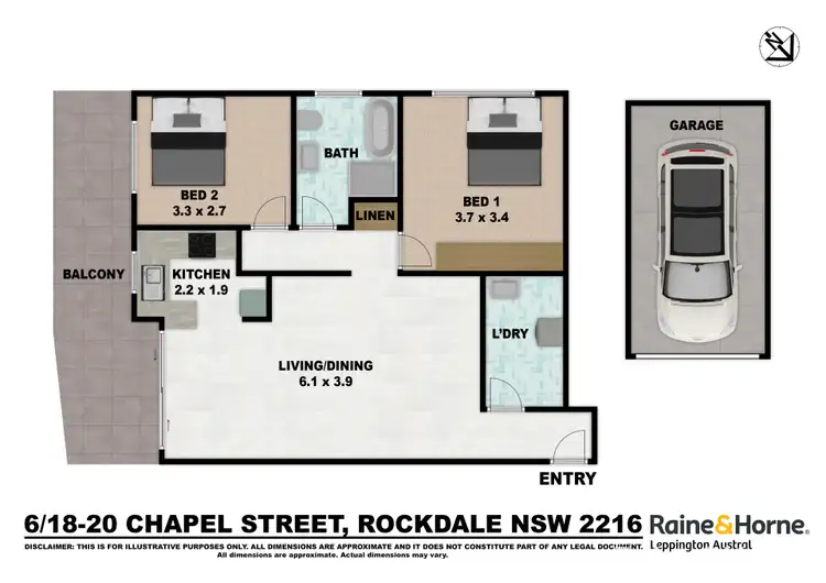 Floorplan of Homely house listing, 6/18-22 Chapel Street, Rockdale NSW 2216
