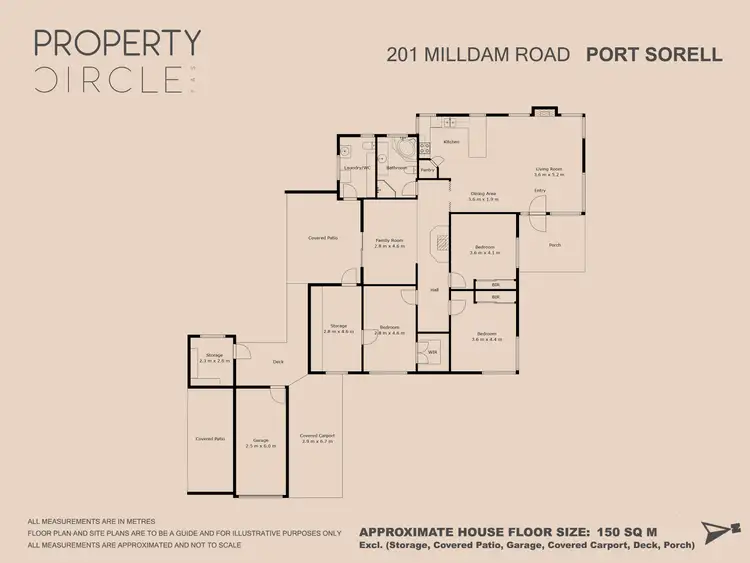 Floorplan of Homely house listing, 201 Milldam Road, Port Sorell TAS 7307