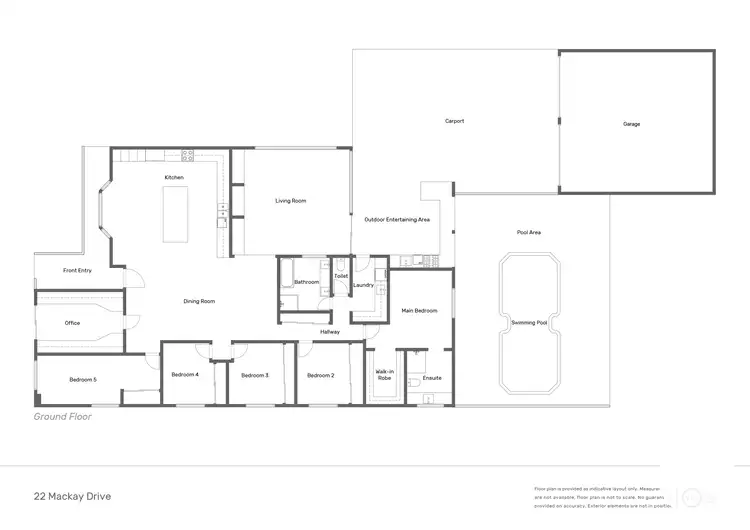 Floorplan of Homely house listing, 22 Mackay Drive, Tinana QLD 4650