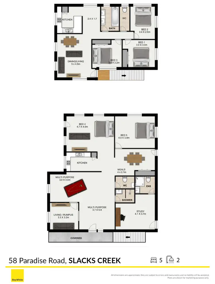 Floorplan of Homely house listing, 58 Paradise Road, Slacks Creek QLD 4127