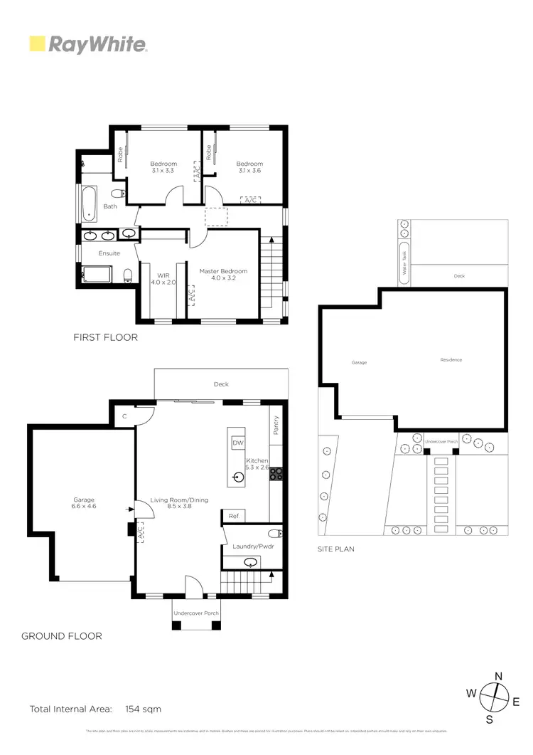 Floorplan of Homely townhouse listing, 1/52 Bardsley Street, Sunshine West VIC 3020