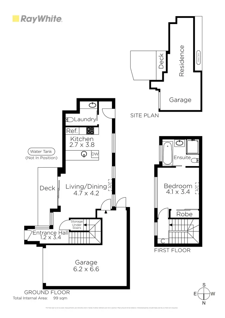 Floorplan of Homely townhouse listing, 2/52 Bardsley Street, Sunshine West VIC 3020