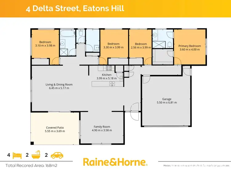 Floorplan of Homely house listing, 4 Delta Street, Eatons Hill QLD 4037