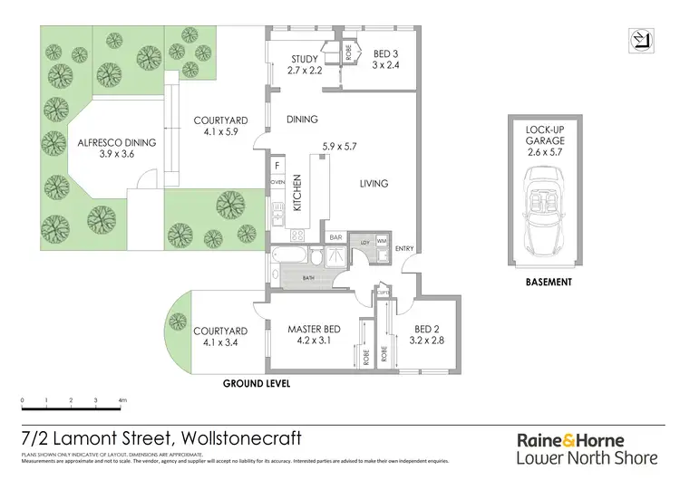 Floorplan of Homely apartment listing, 7/2 Lamont Street, Wollstonecraft NSW 2065