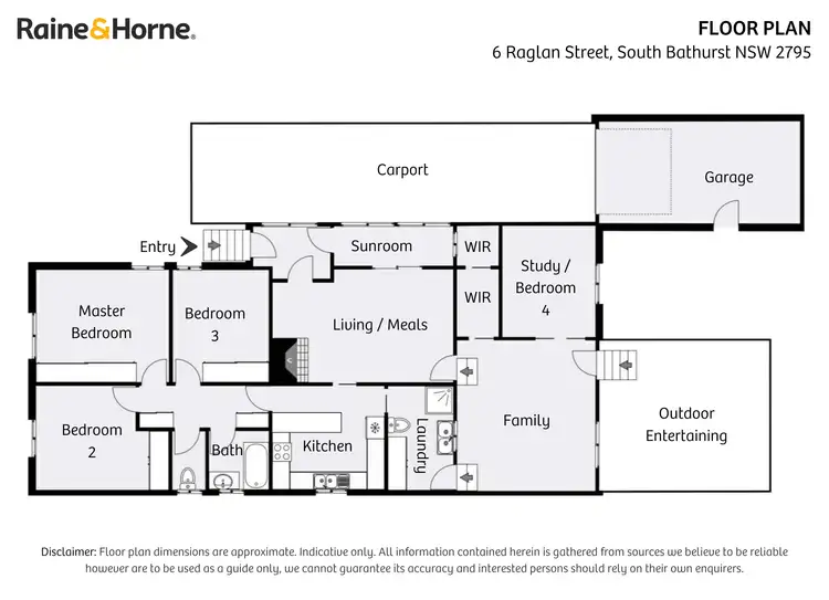 Floorplan of Homely house listing, 6 Raglan Street, South Bathurst NSW 2795