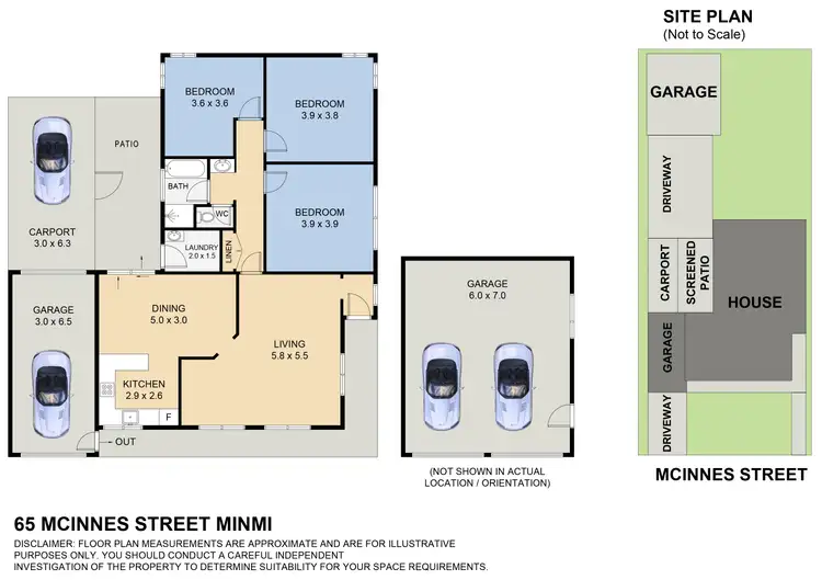 Floorplan of Homely house listing, 65 McInnes Street, Minmi NSW 2287