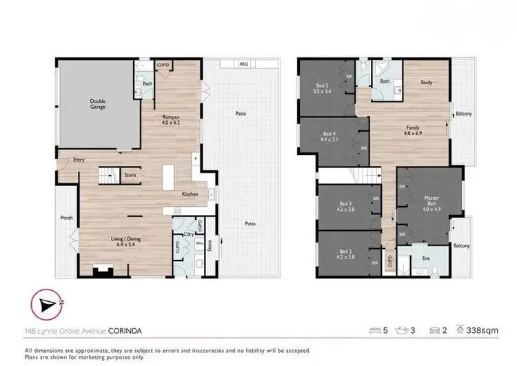 Floorplan of Homely house listing, 148 Lynne Grove Avenue, Corinda QLD 4075