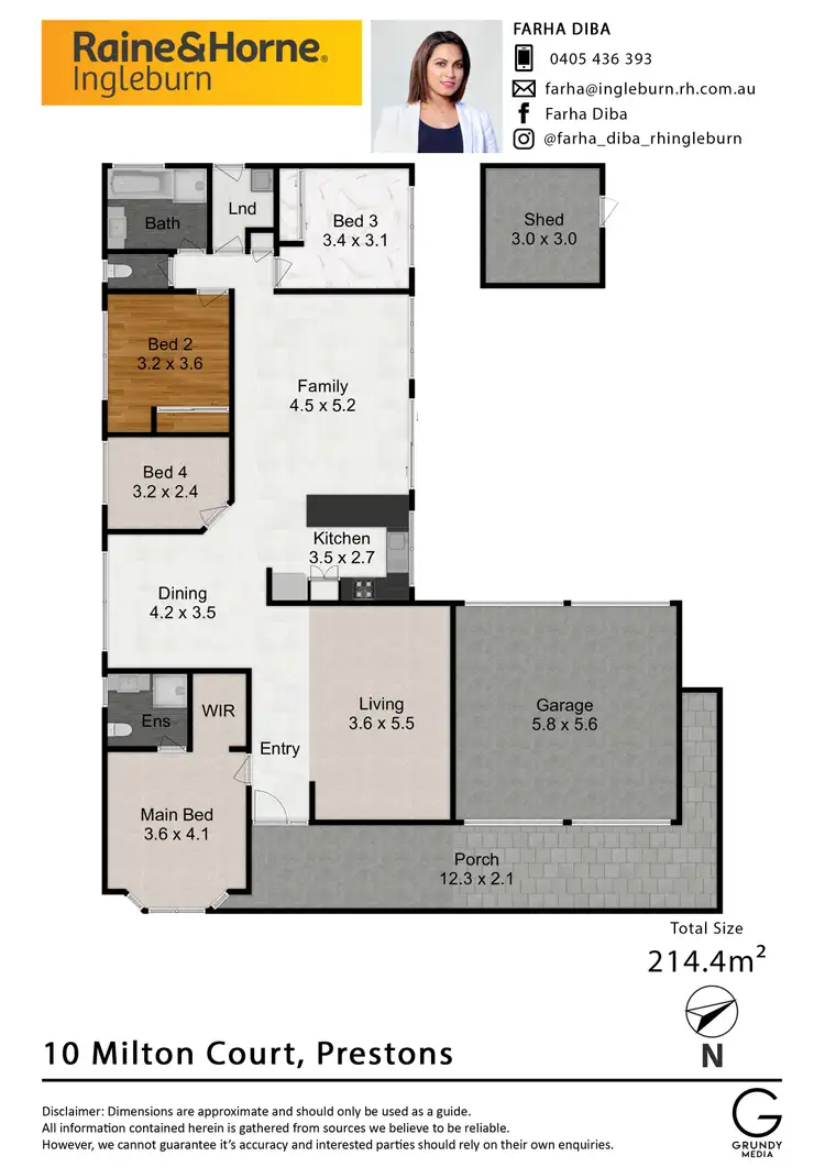 Floorplan of Homely house listing, 10 Milton Court, Prestons NSW 2170