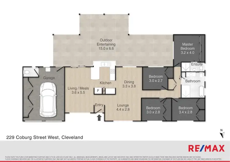 Floorplan of Homely house listing, 229 Coburg Street West, Cleveland QLD 4163