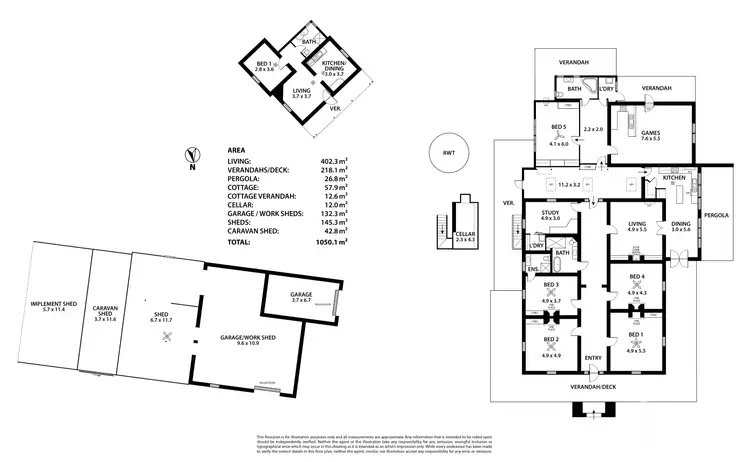 Floorplan of Homely house listing, 80 Petersen Road, Kingston on Murray SA 5331