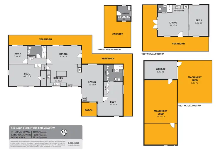 Floorplan of Homely house listing, 440 Back Forest Road, Far Meadow NSW 2535