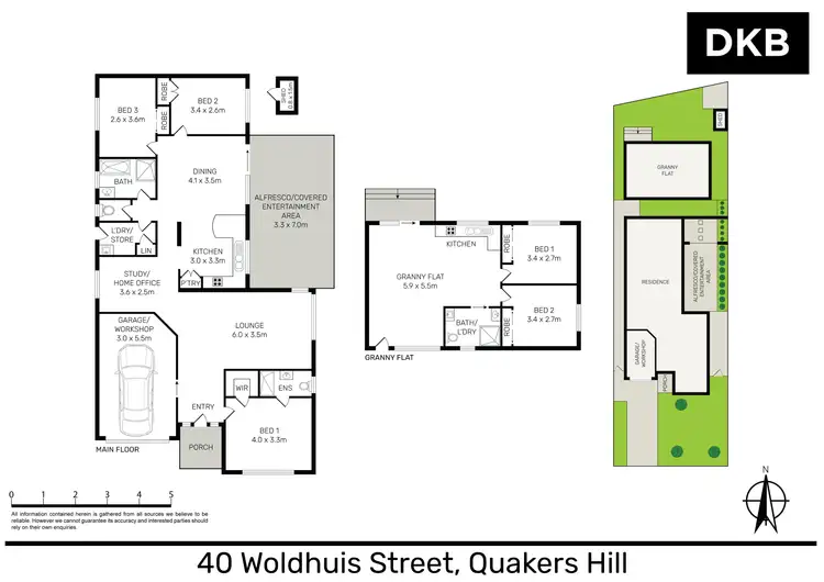 Floorplan of Homely house listing, 40-40A Woldhuis Street, Quakers Hill NSW 2763