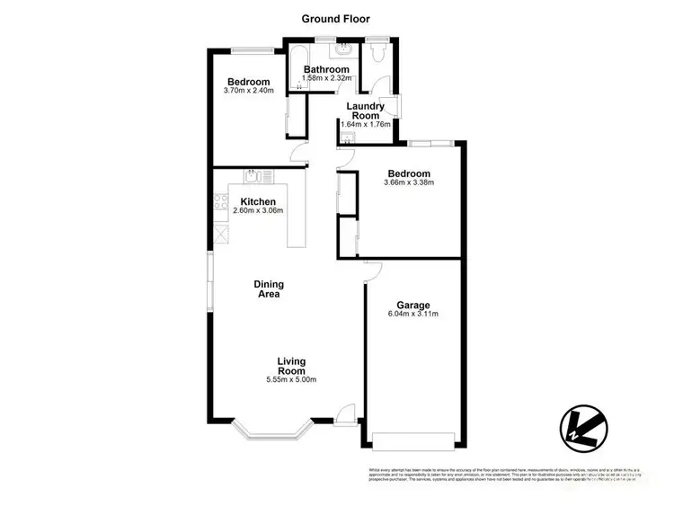 Floorplan of Homely townhouse listing, 1/14 Duke Street, Slacks Creek QLD 4127