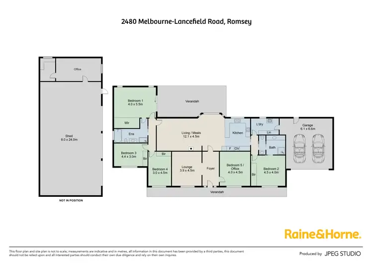 Floorplan of Homely house listing, 2480 Melbourne-Lancefield Road, Romsey VIC 3434