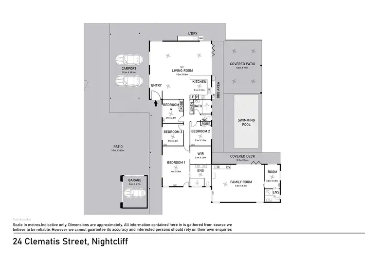 Floorplan of Homely house listing, 24 Clematis Street, Nightcliff NT 810