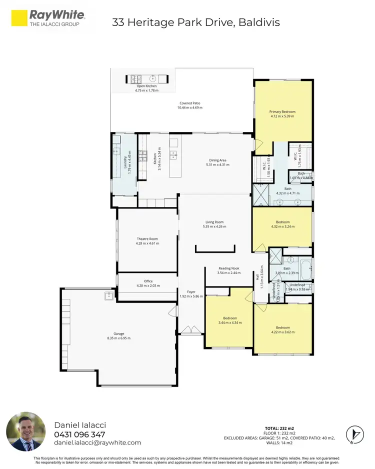 Floorplan of Homely house listing, 33 Heritage Park Drive, Baldivis WA 6171