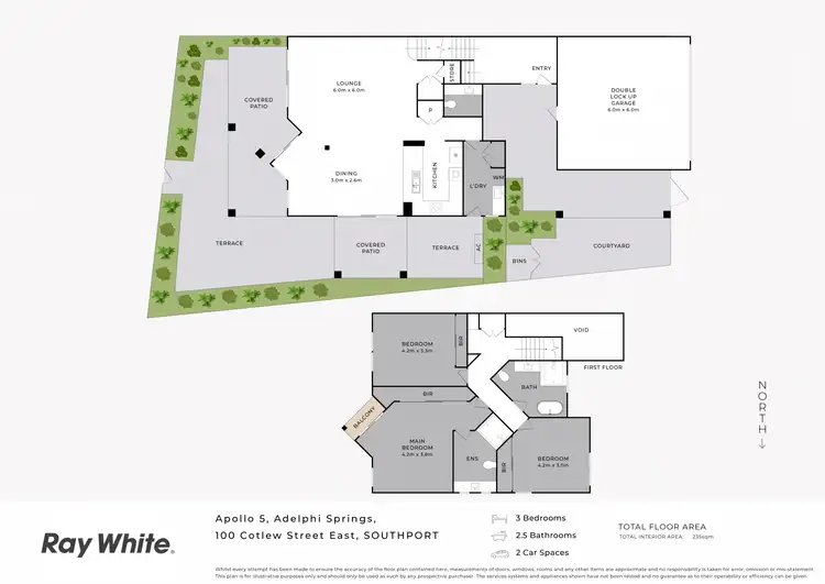 Floorplan of Homely townhouse listing, 5/100 Cotlew Street East, Southport QLD 4215