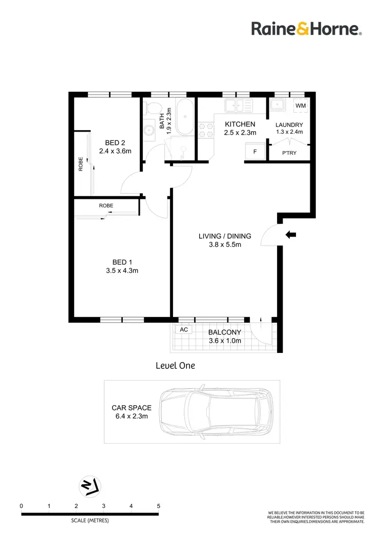 Floorplan of Homely unit listing, 4/100 Leylands Parade, Belmore NSW 2192