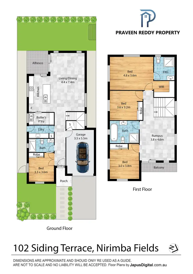 Floorplan of Homely house listing, 102 Siding Terrace (NIRIMBA FIELDS), Schofields NSW 2762