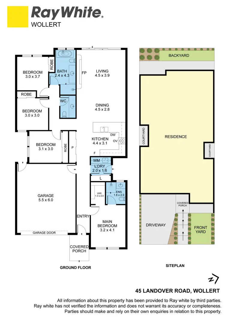 Floorplan of Homely house listing, 45 Landover Road, Wollert VIC 3750