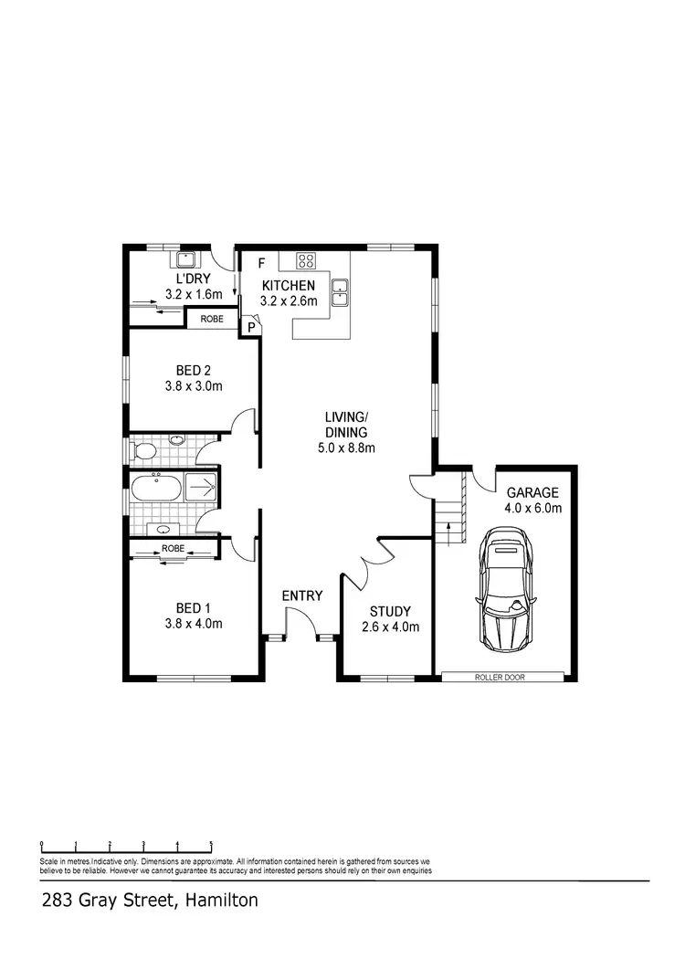 Floorplan of Homely townhouse listing, 283 Gray Street, Hamilton VIC 3300