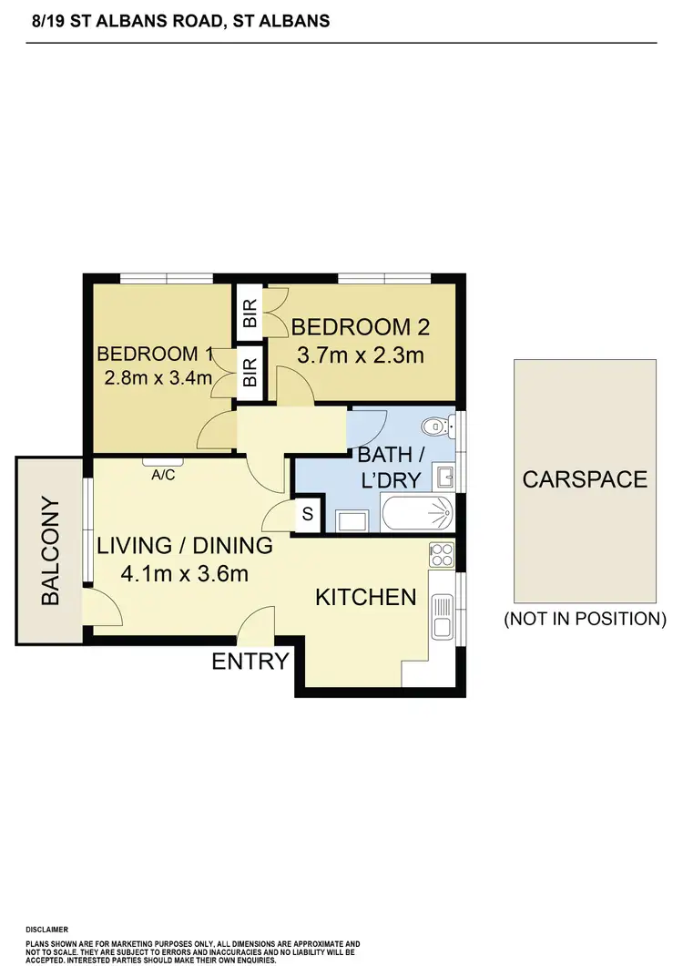 Floorplan of Homely flat listing, 8/19 St Albans Road, St Albans VIC 3021
