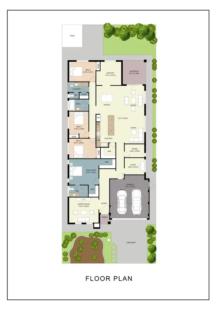 Floorplan of Homely house listing, 31 Glenfin Road, Seville Grove WA 6112