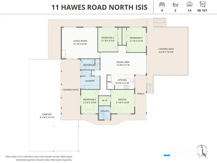 Floorplan of Homely house listing, 11 HAWES ROAD, North Isis QLD 4660