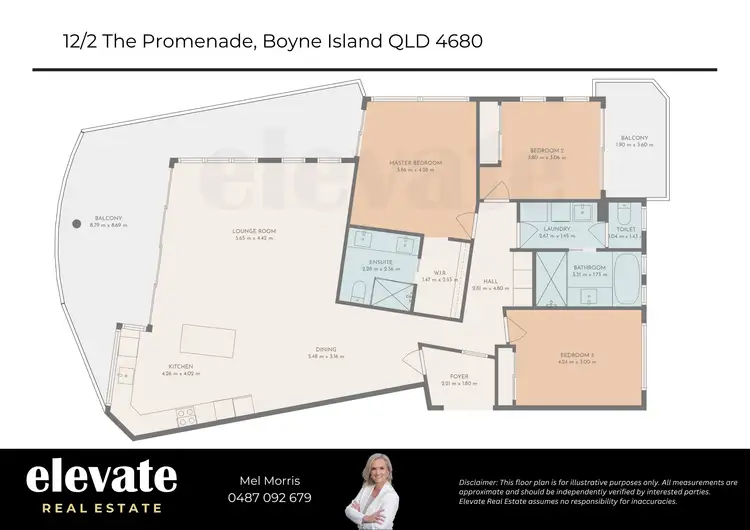 Floorplan of Homely unit listing, 12/2 The Promenade, Boyne Island QLD 4680