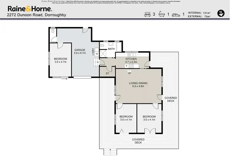 Floorplan of Homely house listing, 2272 Dunoon Road, Dorroughby NSW 2480